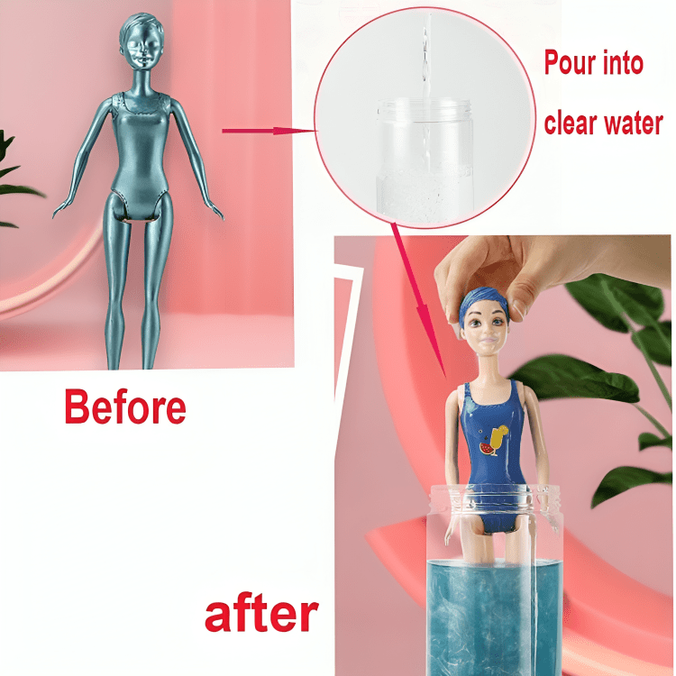 Magic Transformation Doll with 7 Party Surprises