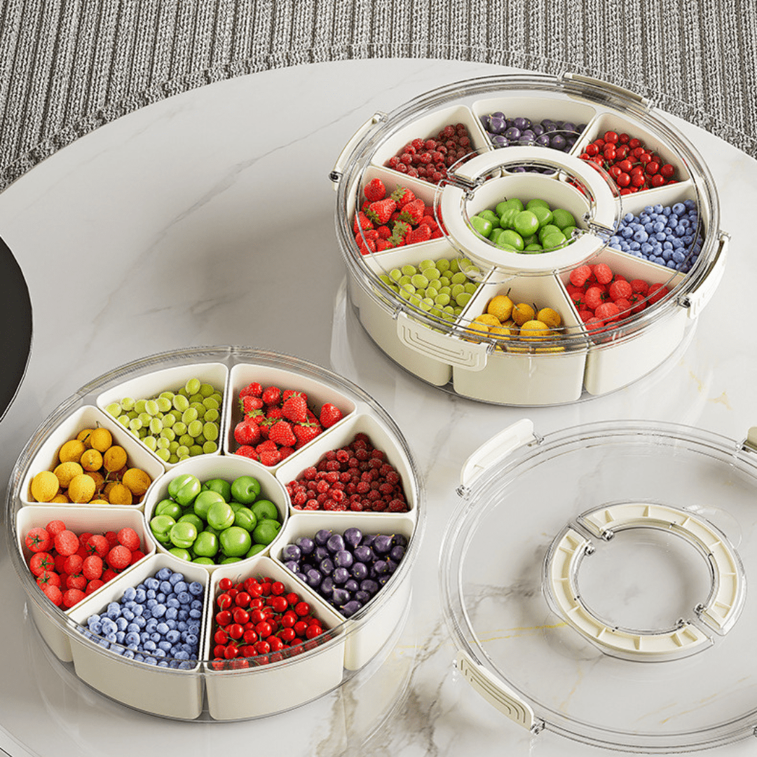 Elegant Multi Compartment Storage Box