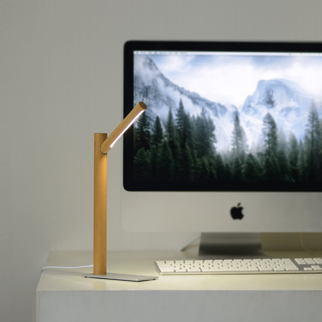 Eco Lite Solid Wood Lamp