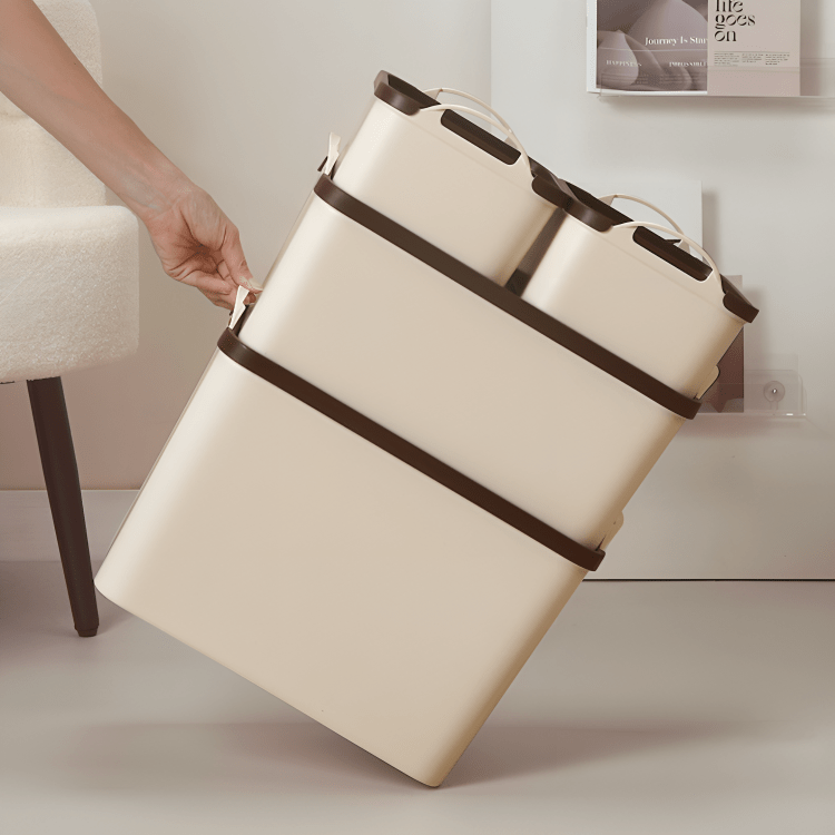 Retro Charm Stackable Storage Boxes