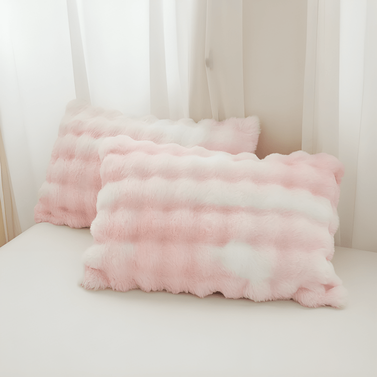 Cozy Rabbit Velvet Plush Pillowcase Set