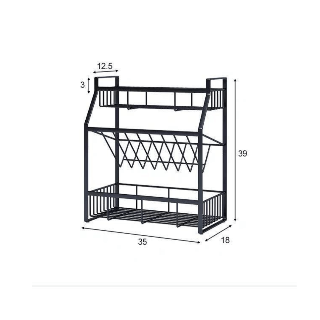 Multilayer Kitchen Seasoning Rack