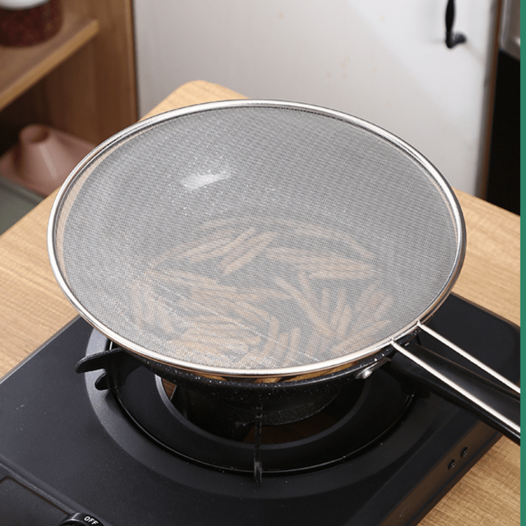 Premium Stainless Steel Oil Splash Guard