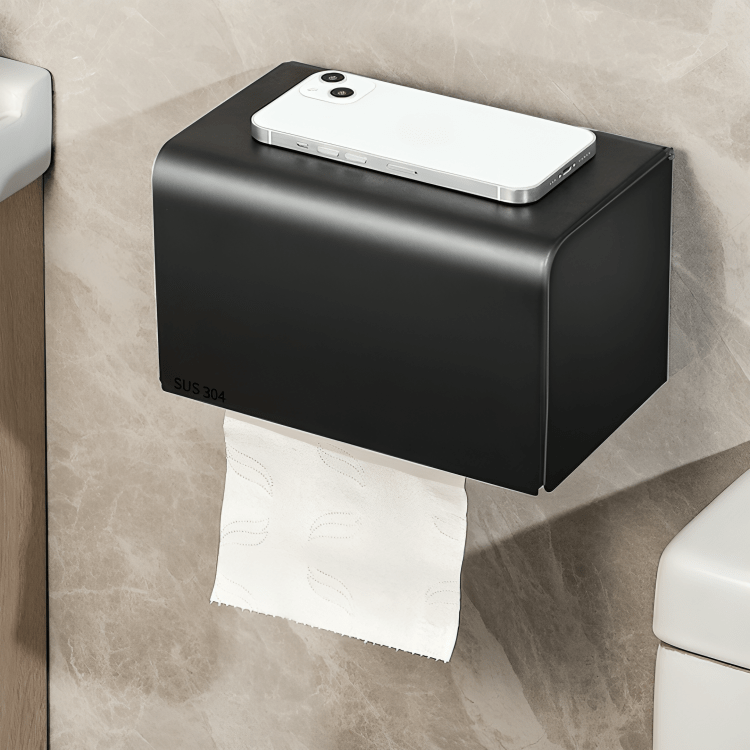 Moisture Lock Punch-Free Paper Roll Holder