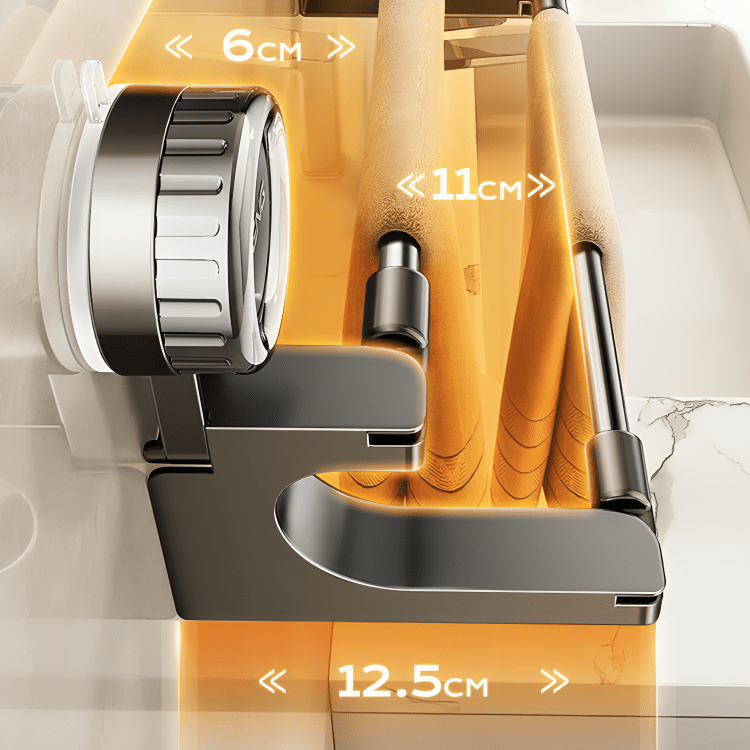 Air Flow Double Suction Towel Holder