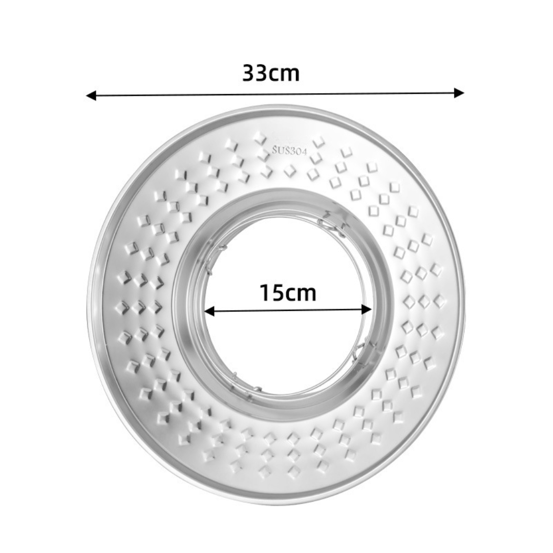 Splash Guard Stainless Fry Rack