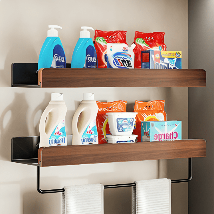 Eco Wood Wall Storage Rack