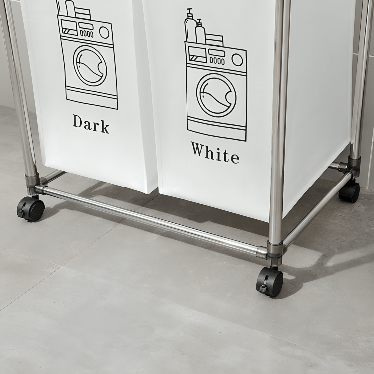 Swift Sort Vertical Laundry Cart with Wheels