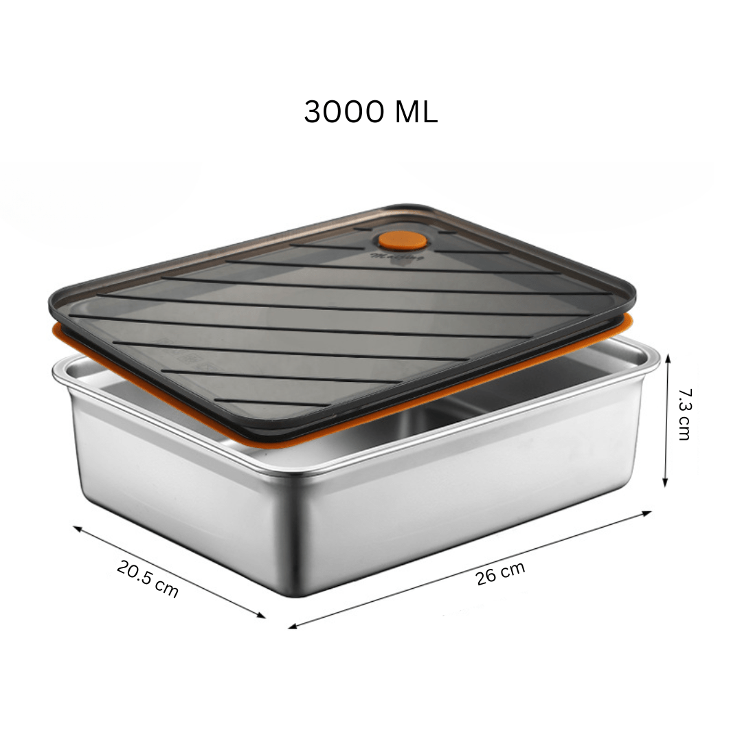 Max Fresh Stainless Storage Box