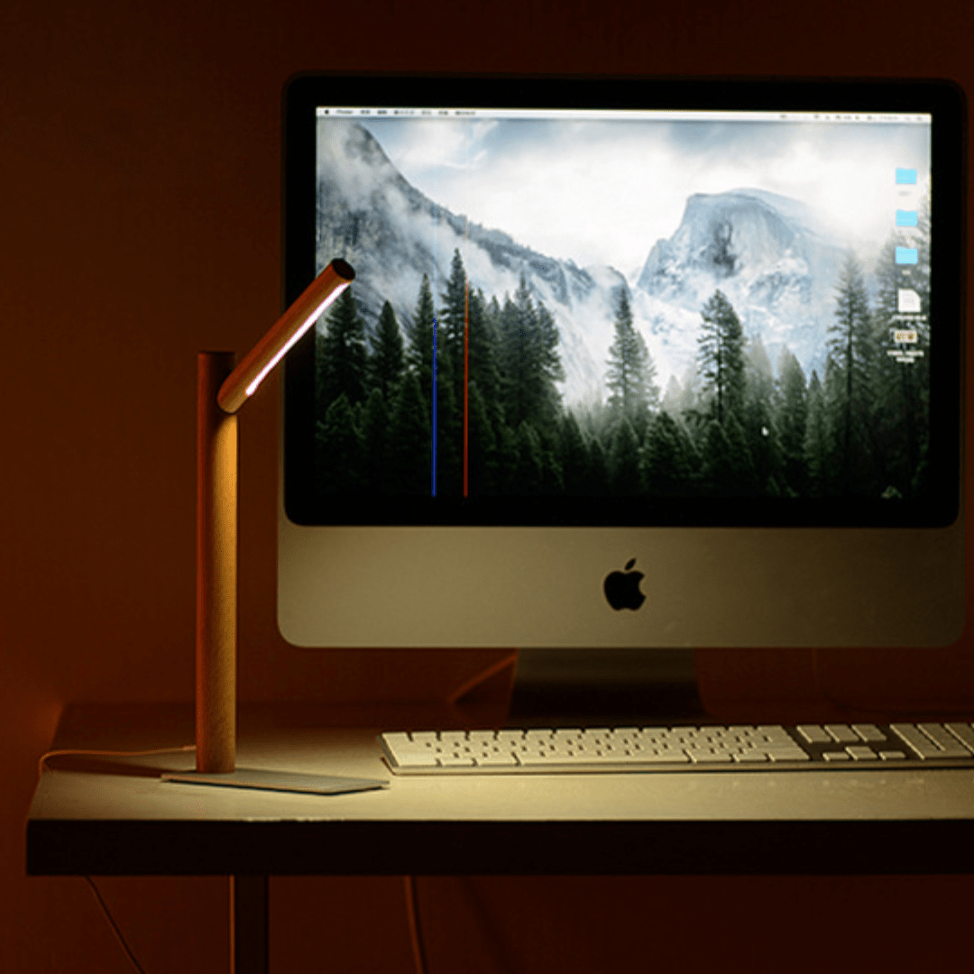 Eco Lite Solid Wood Lamp
