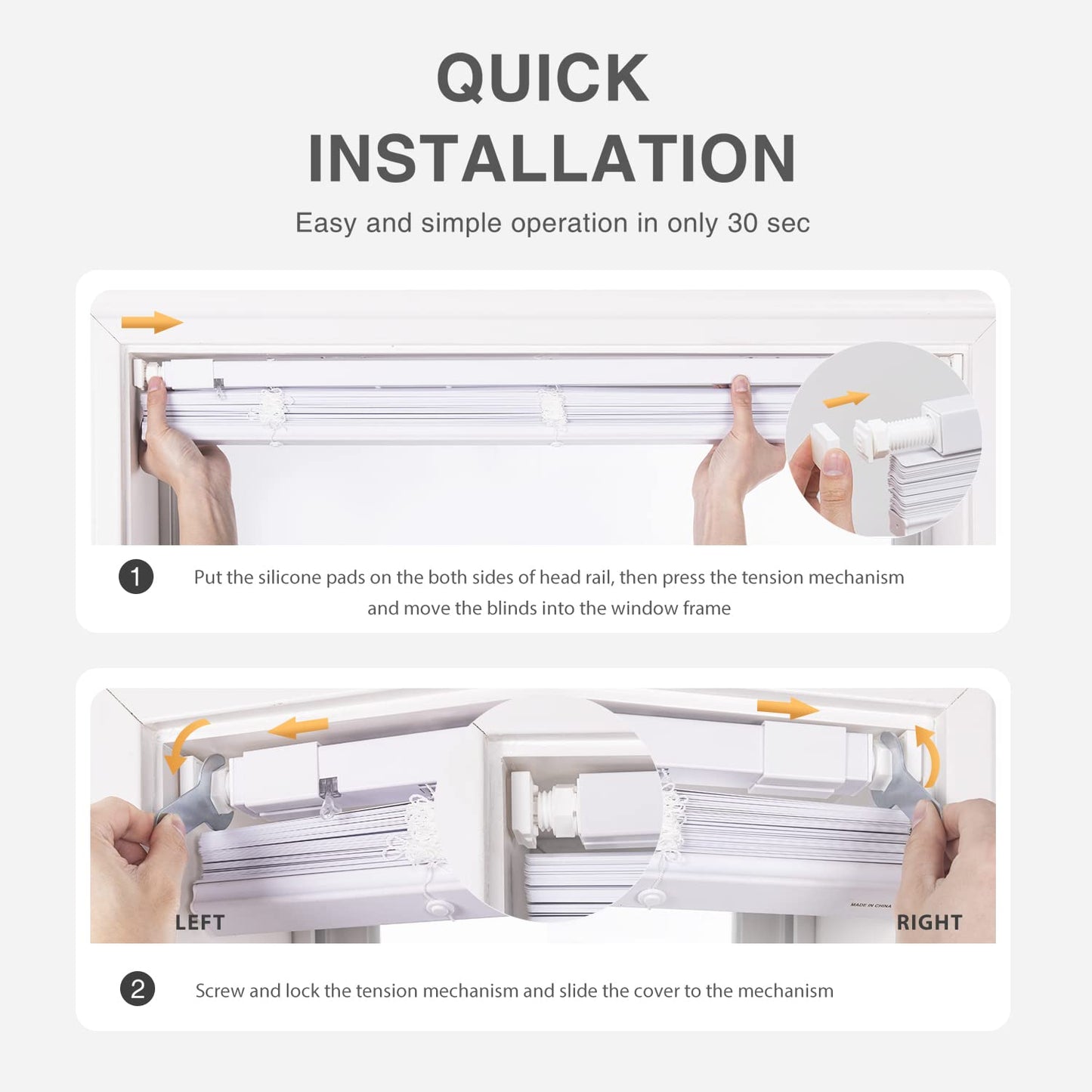 EasyFit Cordless Blinds