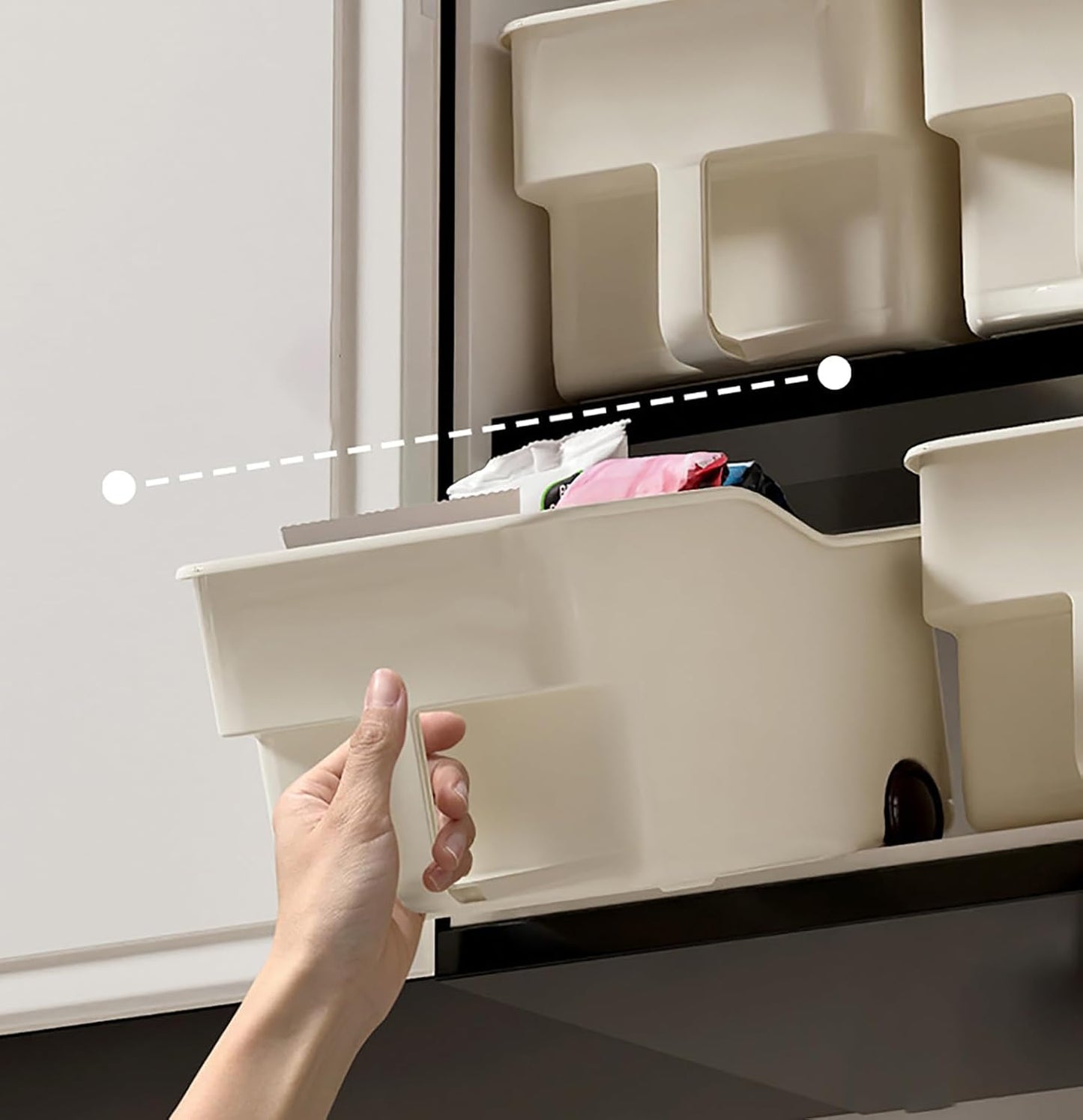 Easy-Glide Stackable Storage Box