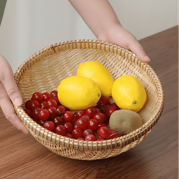 Rustic Heritage Handcrafted Storage Basket