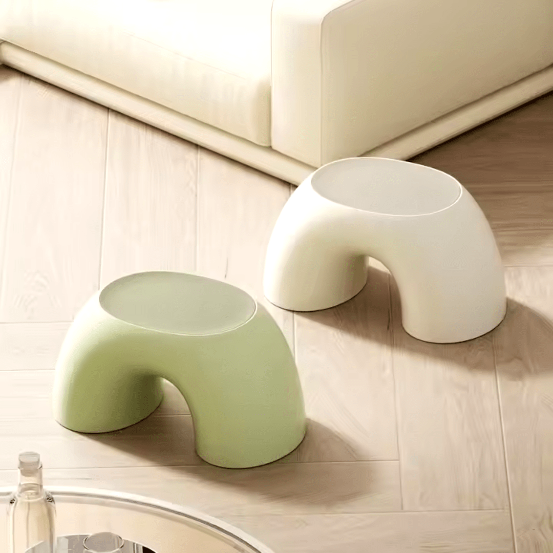 Non-Slip Rainbow Style Shoe Stool