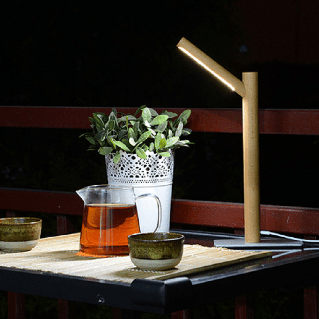 Eco Lite Solid Wood Lamp