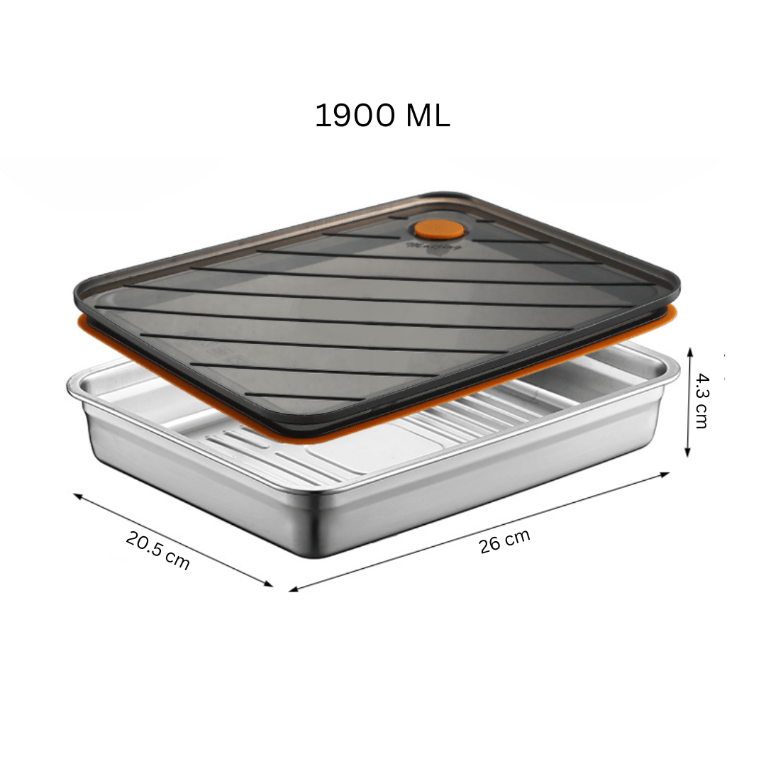 Max Fresh Stainless Storage Box