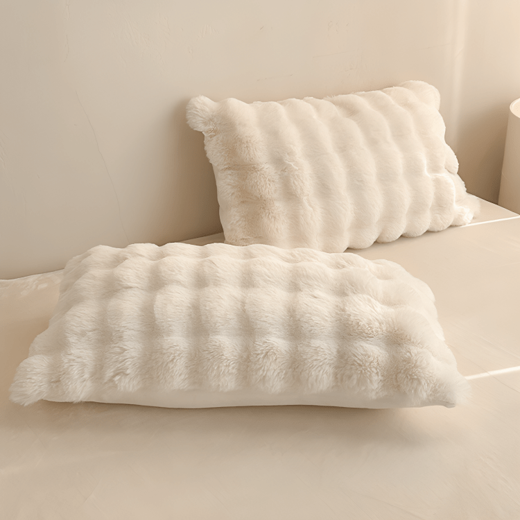 Cozy Rabbit Velvet Plush Pillowcase Set