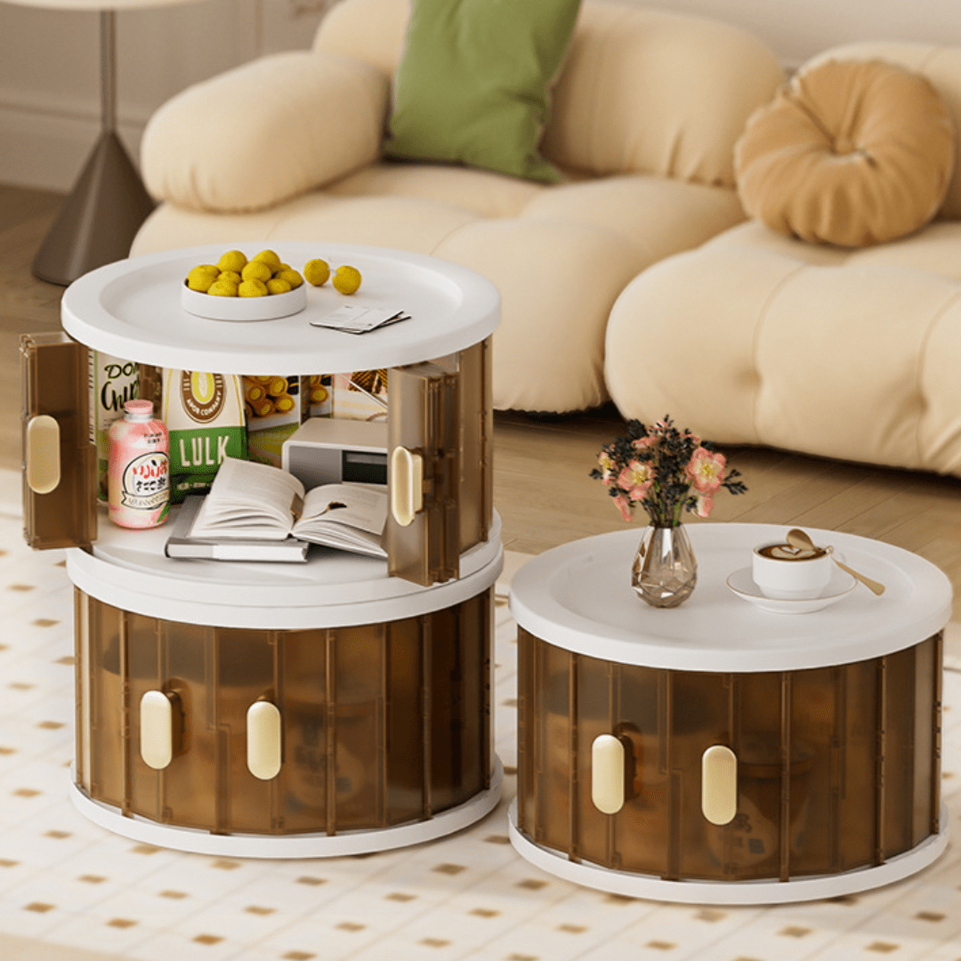 Smart Slide Round Storage Bin