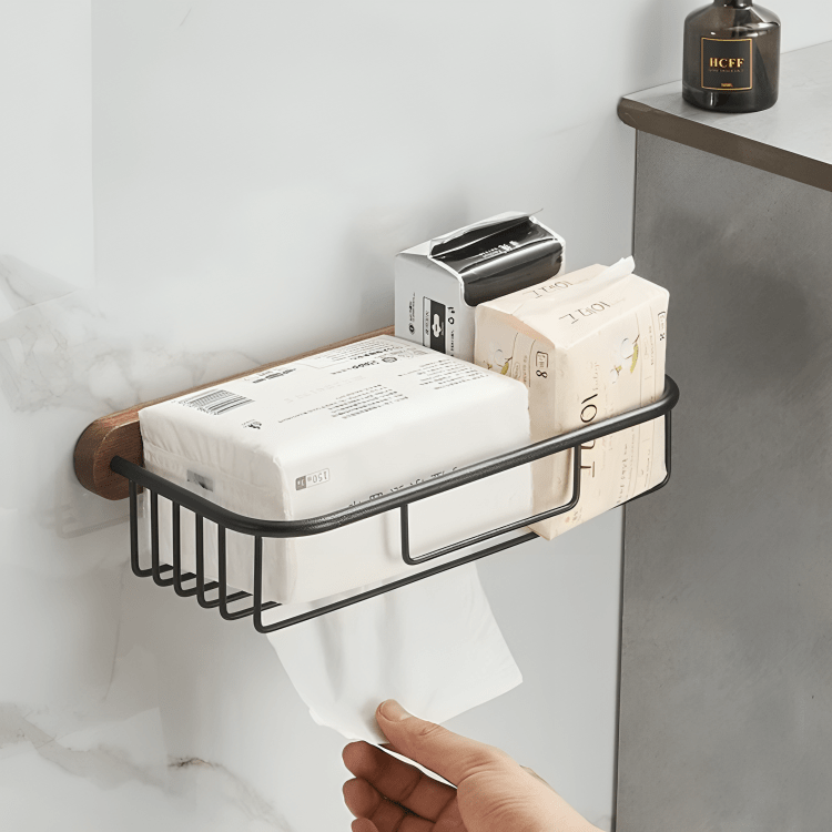 Rustic Ease Wall-Mounted Paper Towel Rack