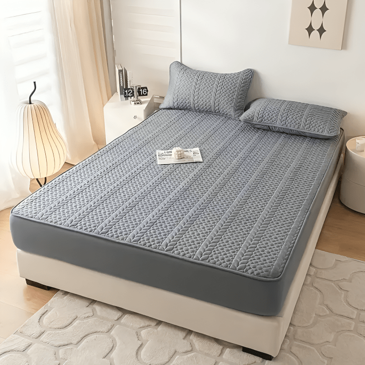 Aqua Secure Quilted Fitted Sheet