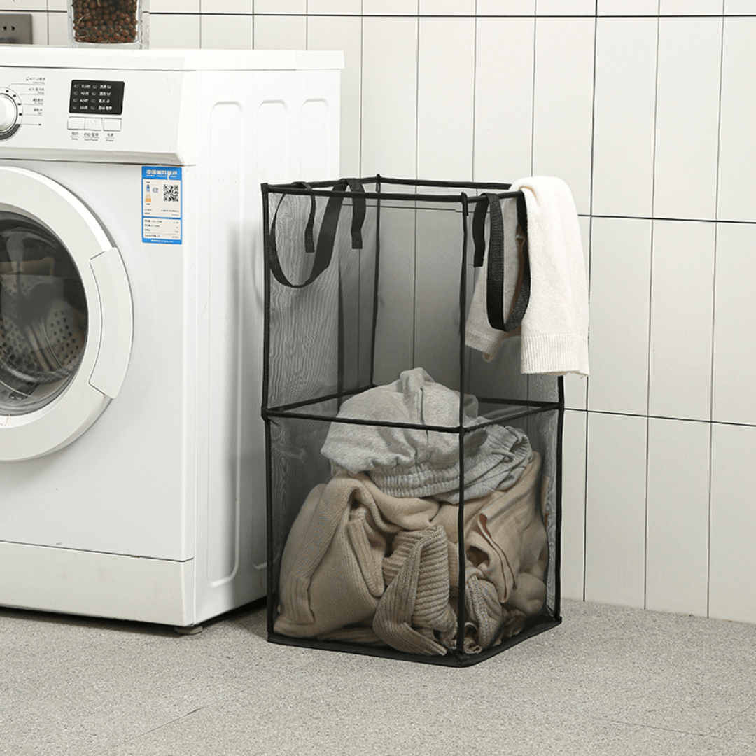 Easy Fold Clothes Carry Basket