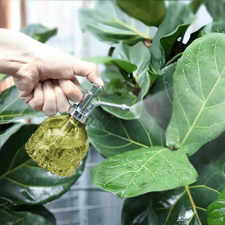 Retro Sunflower Glass Watering Sprayer