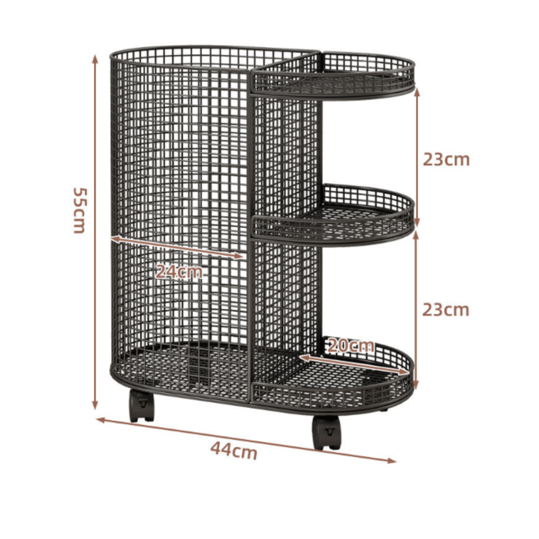 Floor-Standing Sport Organizer Rack