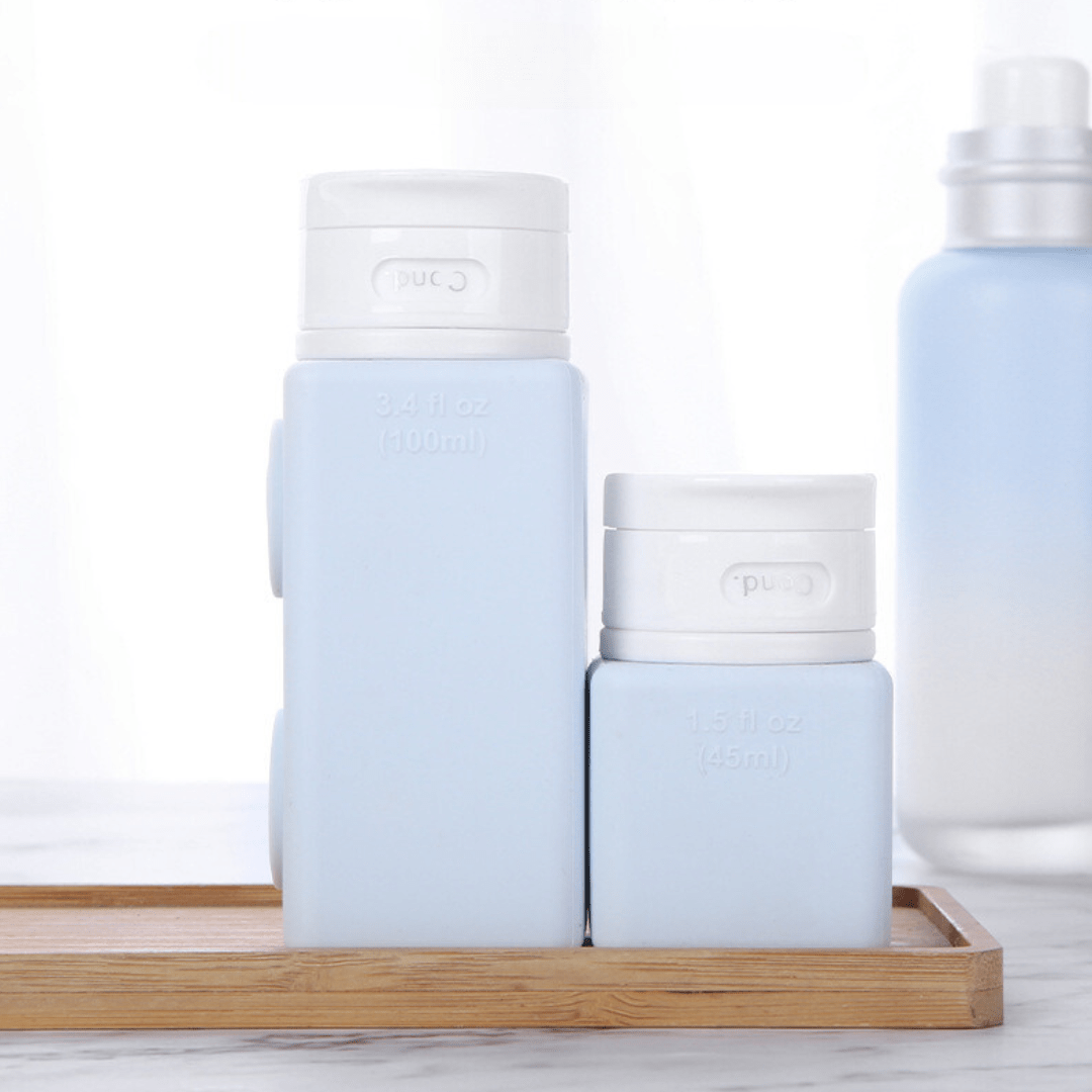 Portable Silicone Travel Bottle Set