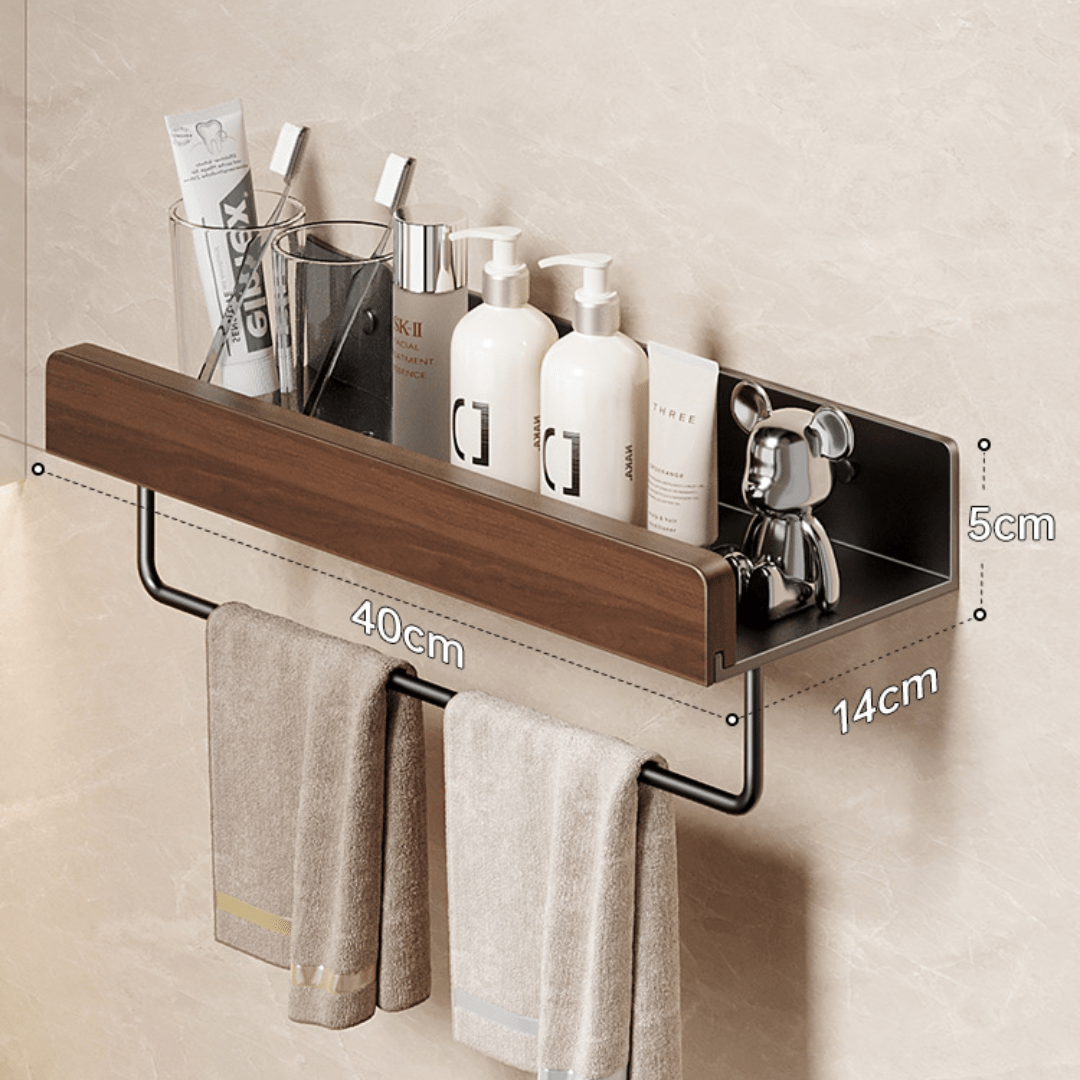 Eco Wood Wall Storage Rack