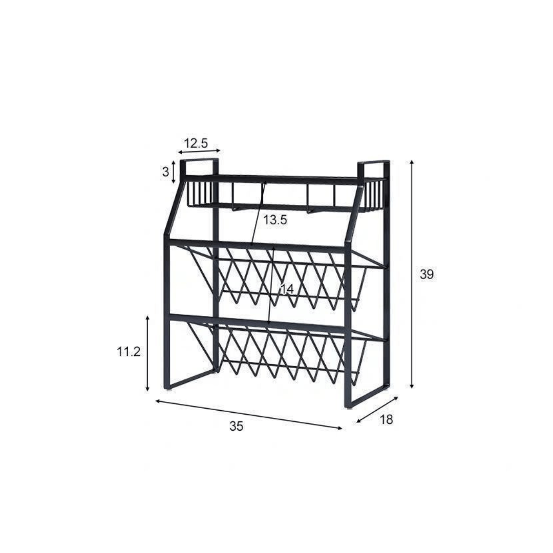 Multilayer Kitchen Seasoning Rack