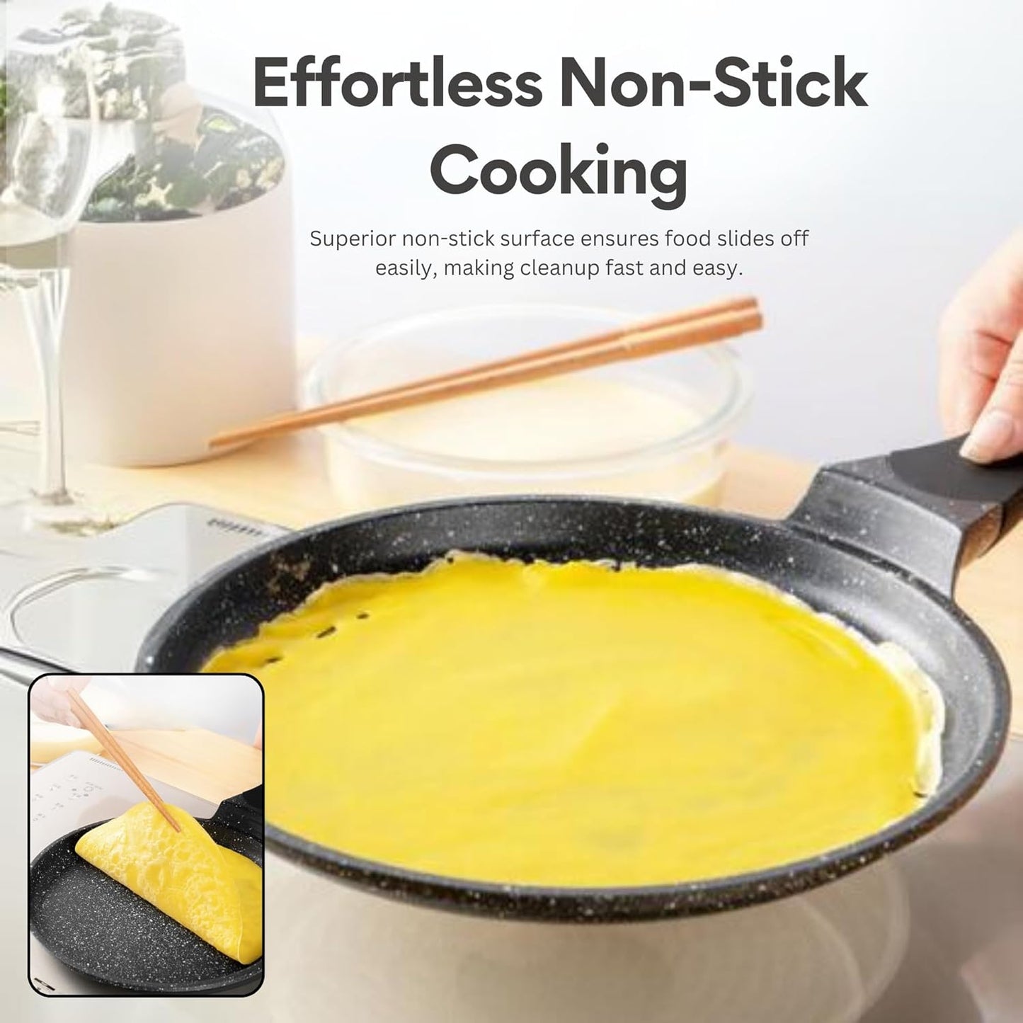 Granite-Coated Non-Stick Tawa