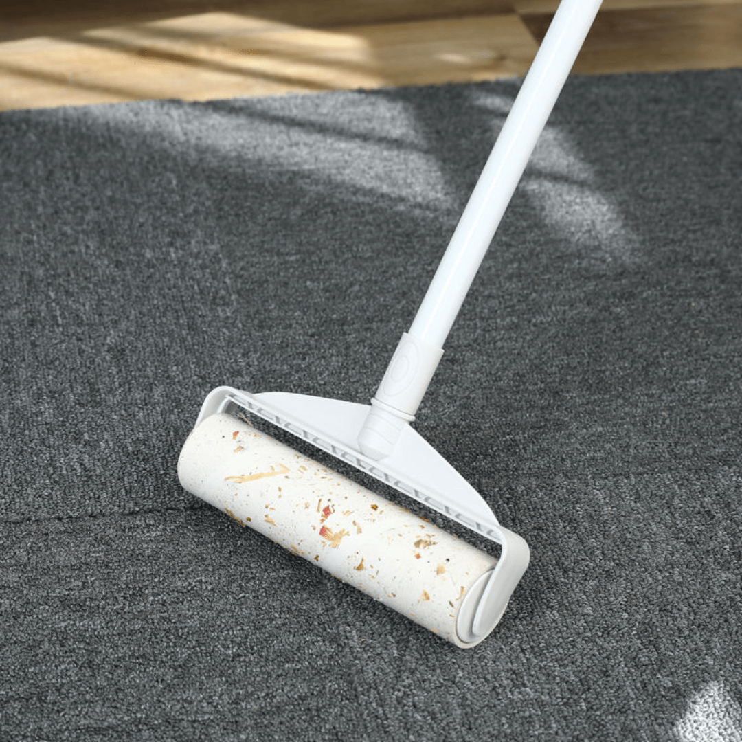 Tearable felt paper brush roller