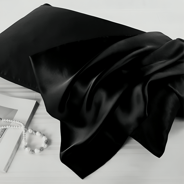 Luxe Silk Rose Gold Satin Pillow Covers