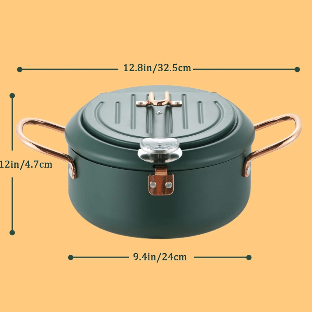 Versatile Fry Iron Tempura Fryer Pot