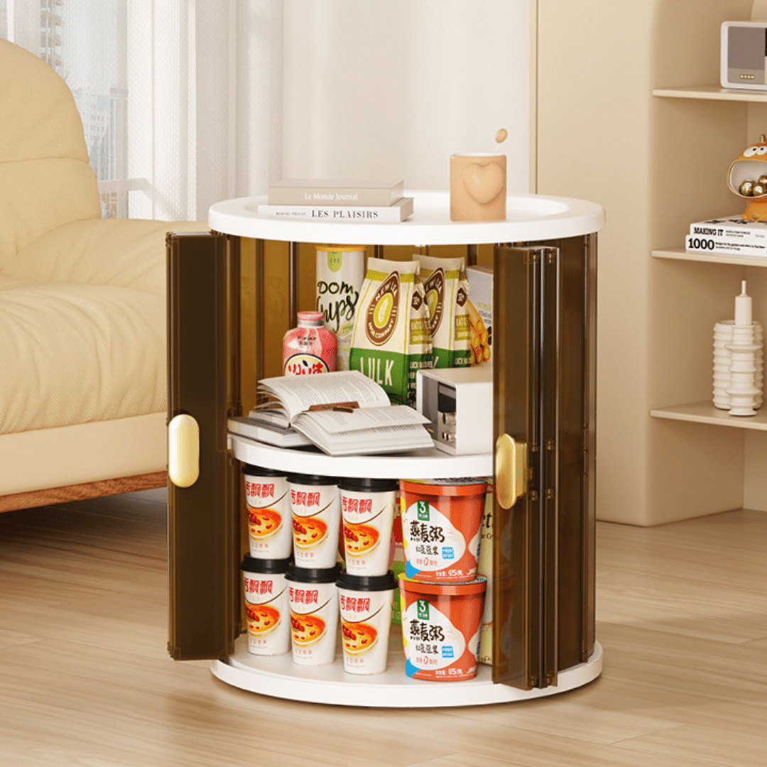 Smart Slide Round Storage Bin