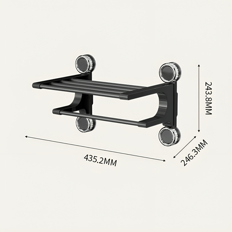 Punch-Free Wall-Mounted Storage Holder
