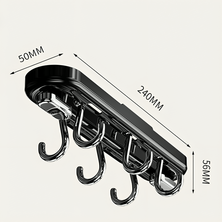 Quick Hold 360° Kitchen Hook Rack