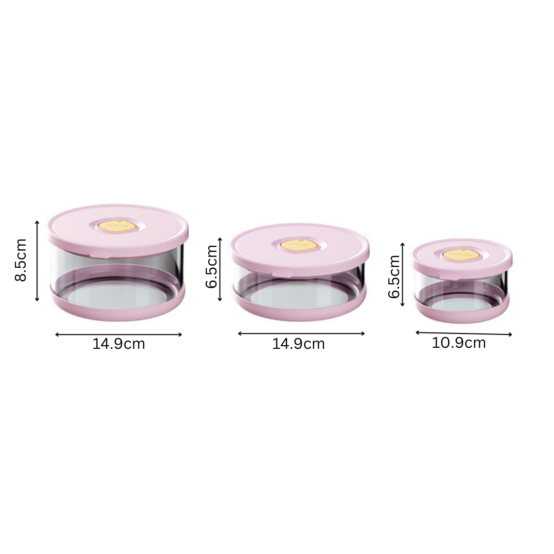 Lightweight Borosilicate Glass Lunch Box