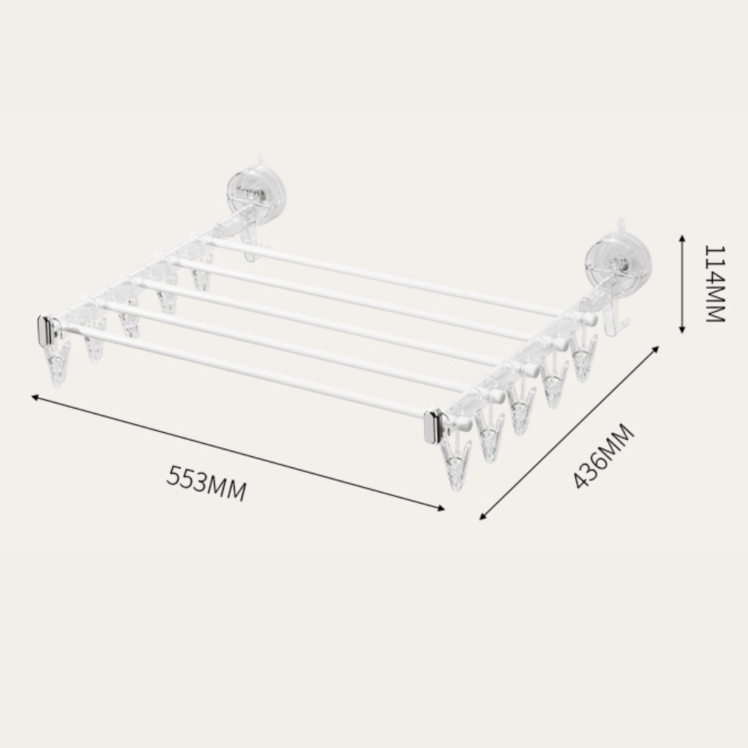 Suction Cup Folding Drying Rack