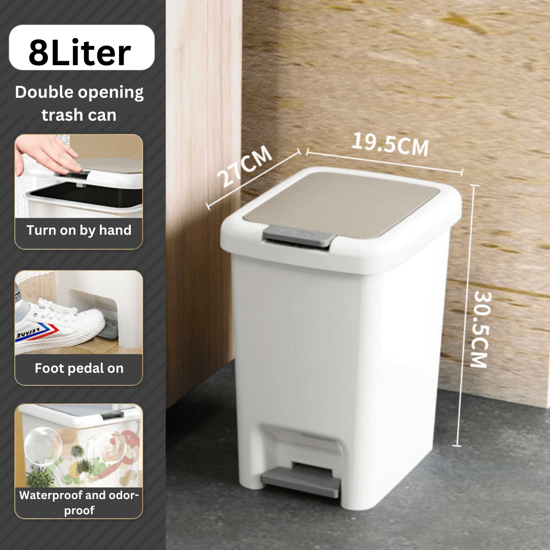 Odor Guard Pedal Trash Can