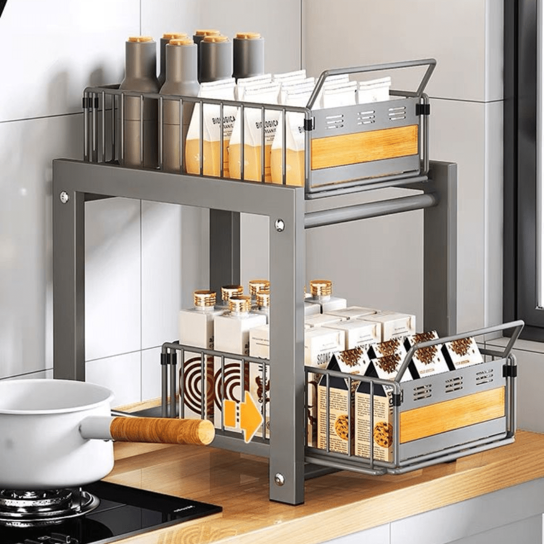Pull Out Multifunctional Storage Cabinet