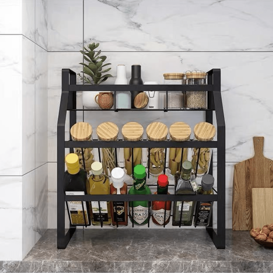 Multilayer Kitchen Seasoning Rack