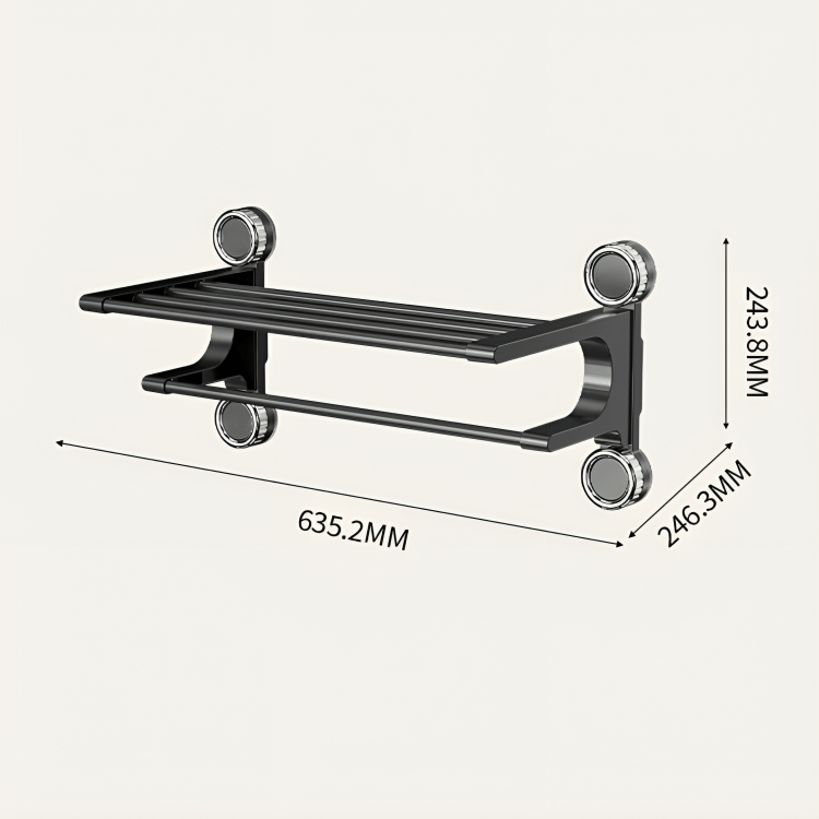 Punch-Free Wall-Mounted Storage Holder