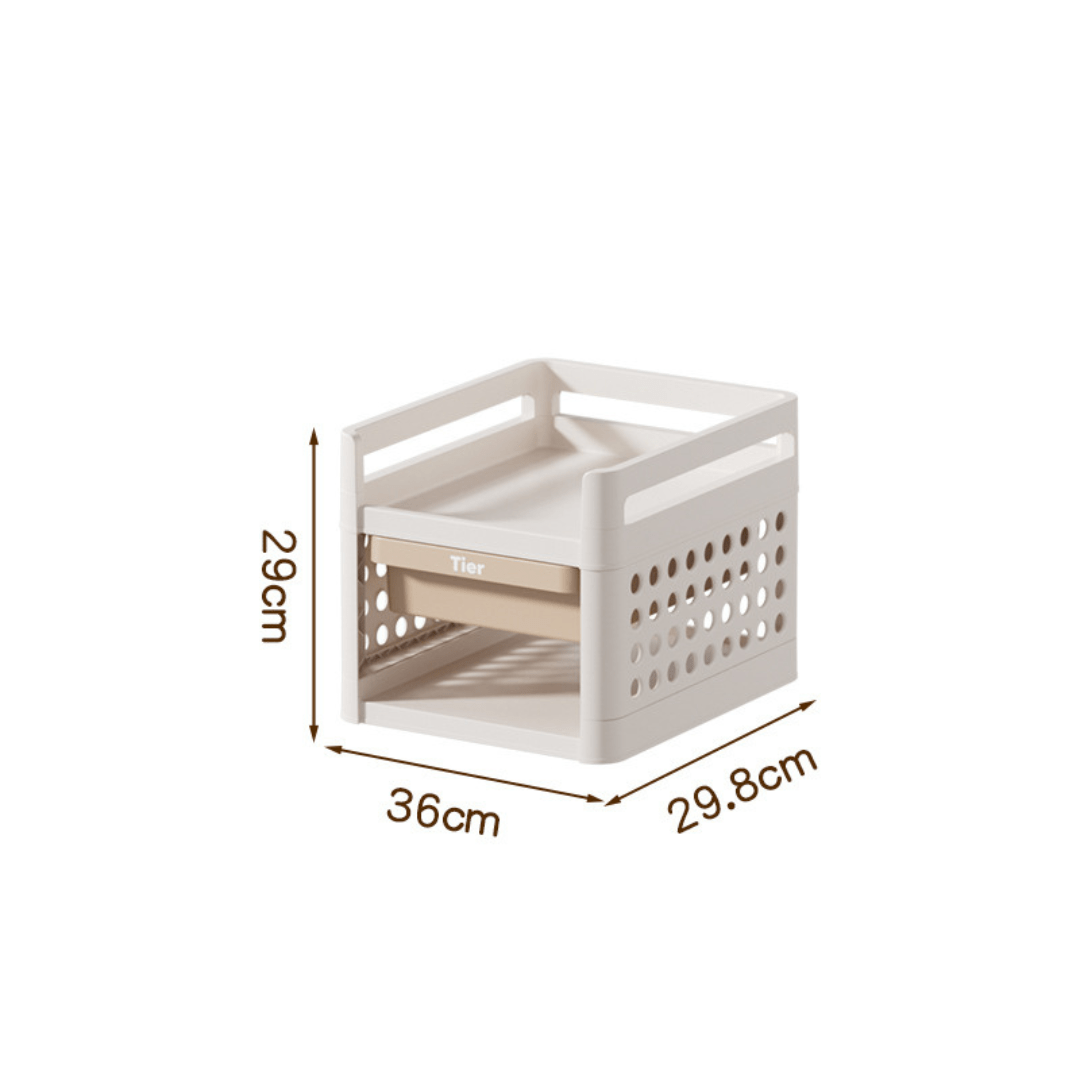 Four Layer Rolling Storage Rack