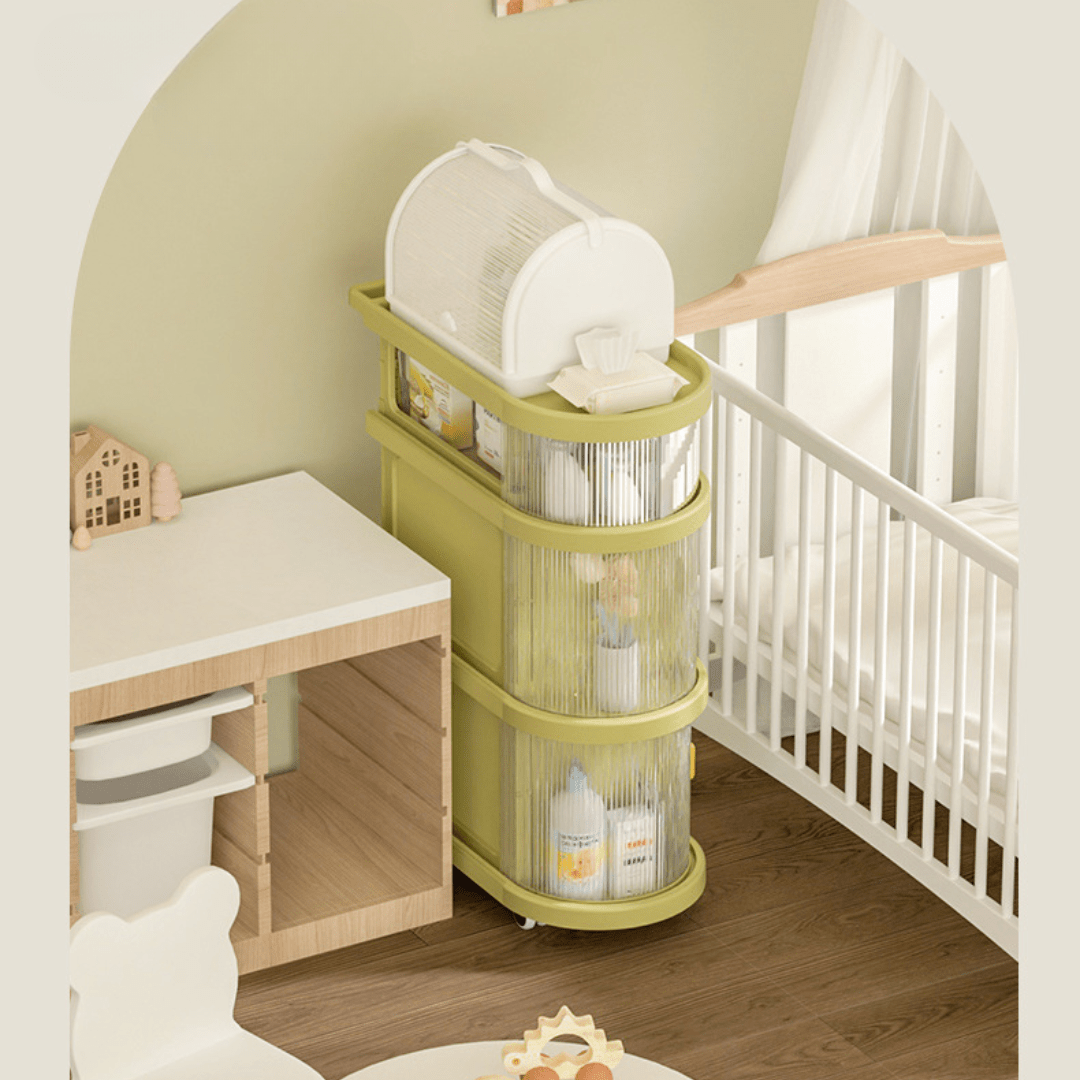 4 Tier Multi-Functional Storage Cart With Wheels