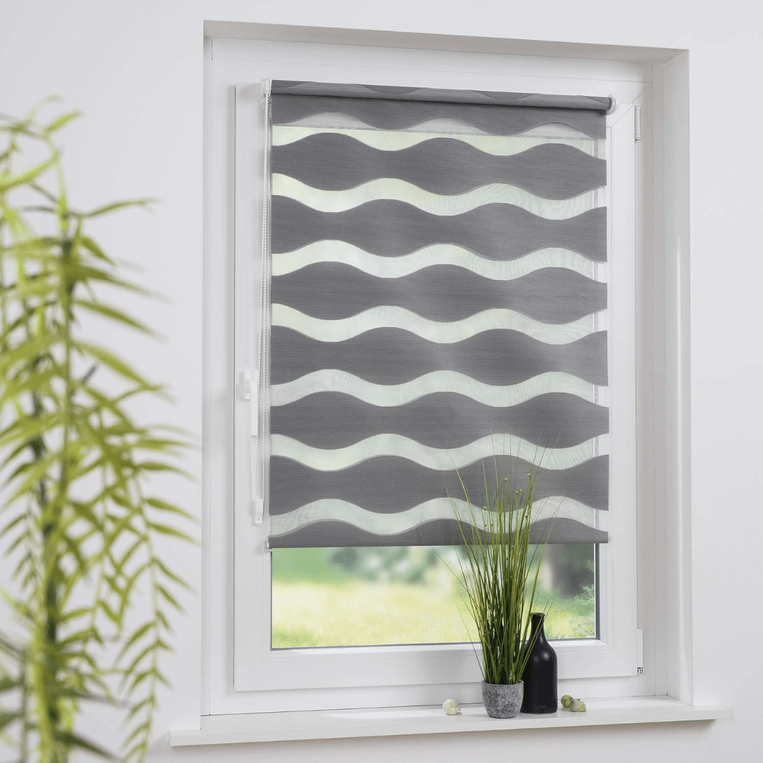 Double Wave Flex Adjustable Curtains