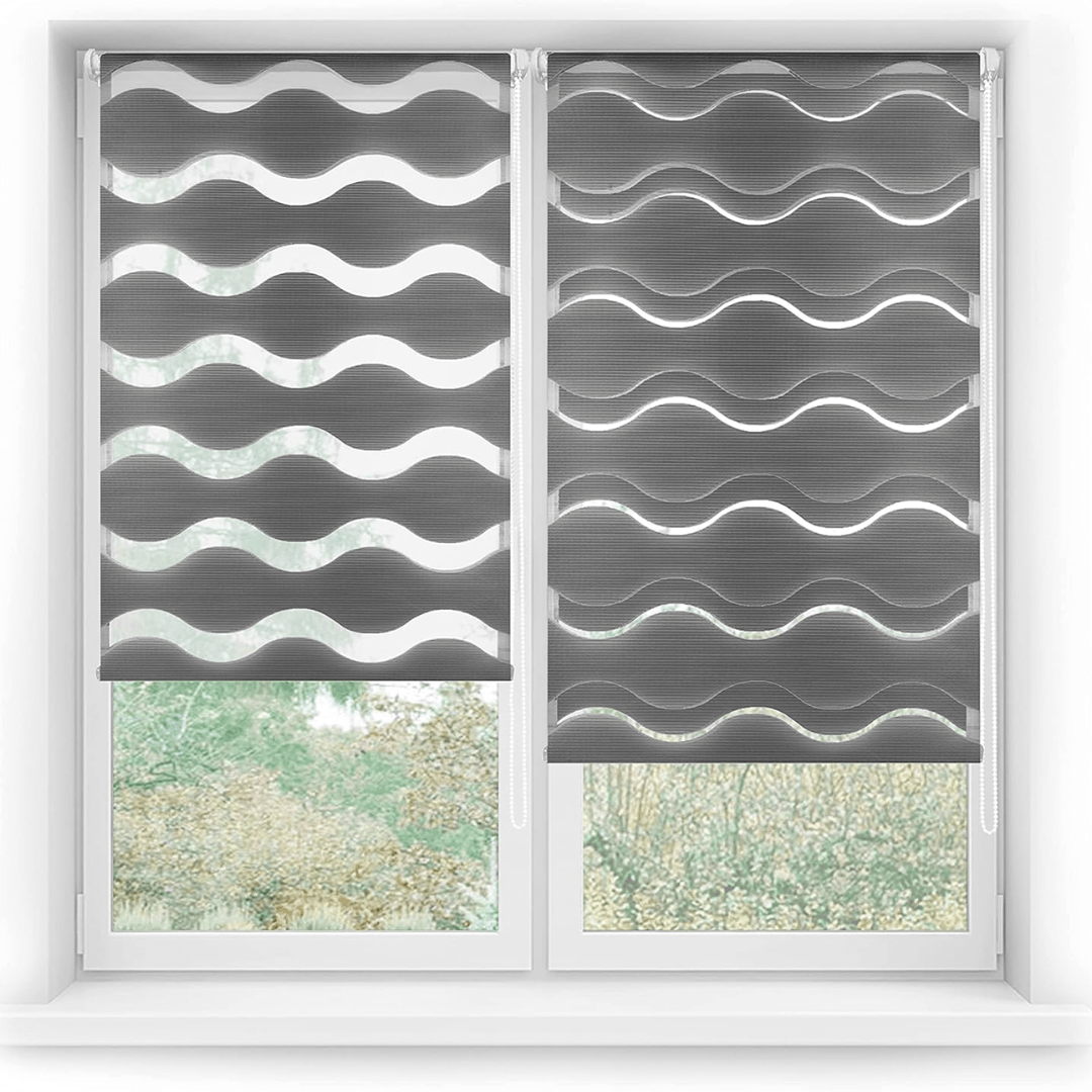 Double Wave Flex Adjustable Curtains