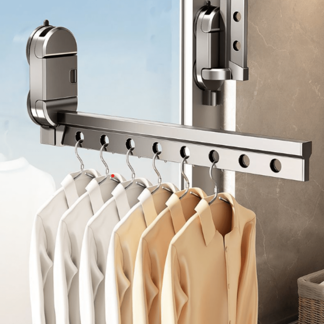 Portable Telescopic Clothes Drying Rod