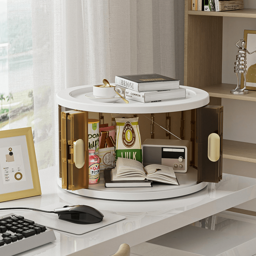 Smart Slide Round Storage Bin