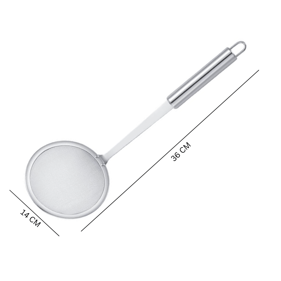 Easy Drain Stainless Steel Mesh Strainer